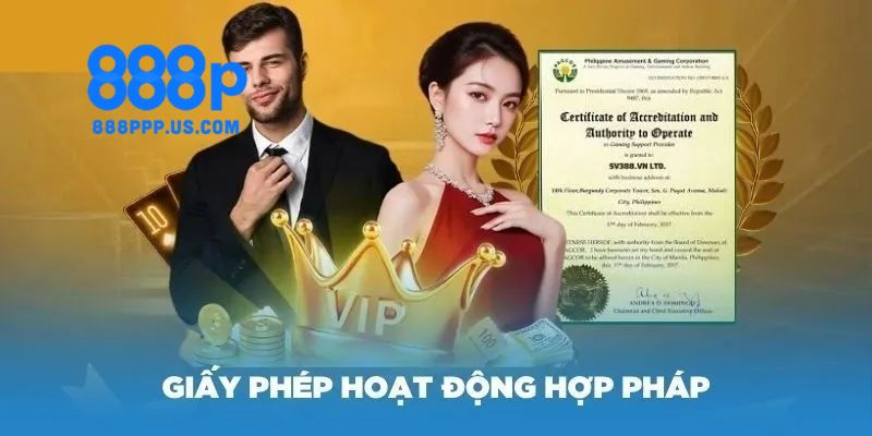 Giấy phép hoạt động 888P - Vì sao nên quan tâm và tìm hiểu? 1 Giấy phép hoạt động 888P